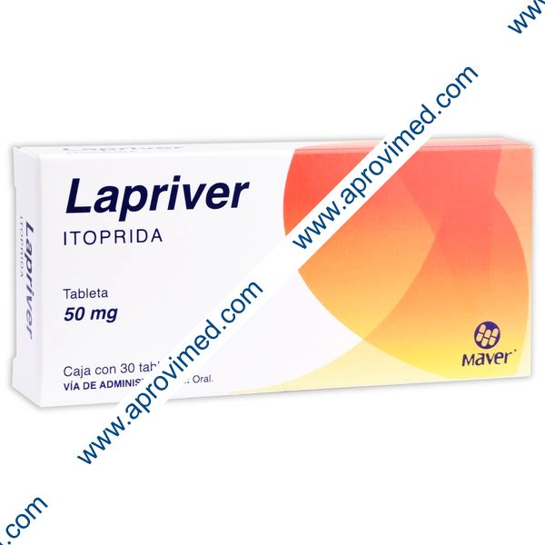 LAPRIVER c/30 TABS. 50 MG.