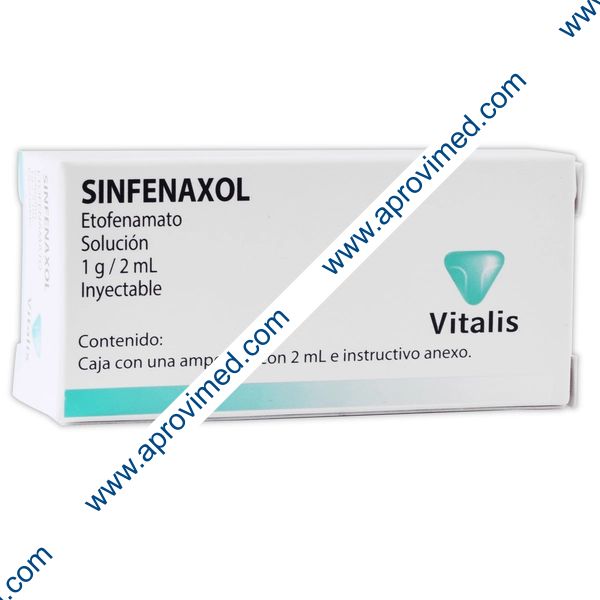 SINFENAXOL Sol. Iny. c/1 AMPTA. 1 G/2 ML.