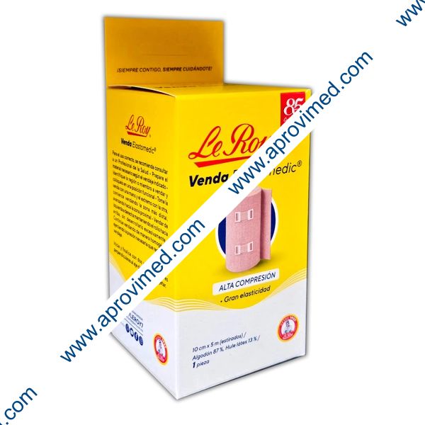 VENDA ELASTOMEDIC (Le Roy)  A: 10cm. L: 5mt. c/1 Pza.