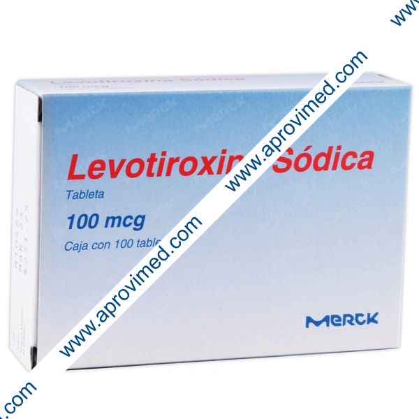 LEVOTIROXINA SÓDICA (Merck) c/100 TABS. 100 MCG.