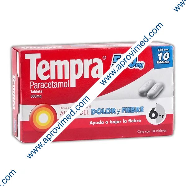 TEMPRA c/10 TABS. 500 MG.