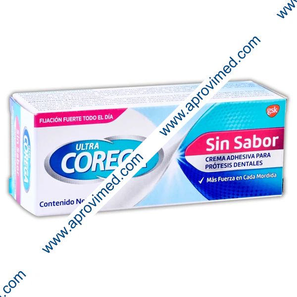 ULTRA COREGA Sin Sabor CREMA ADHESIVA Tubo c/20 G.