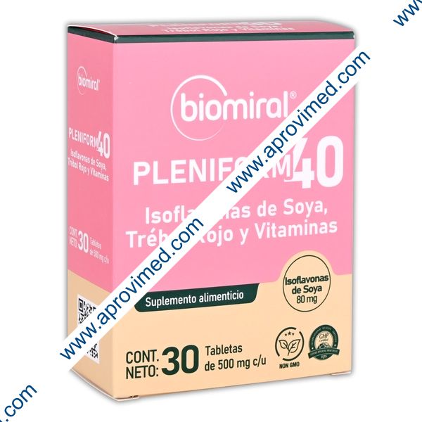 PLENIFORM 40 c/30 TABS. 500 MG.