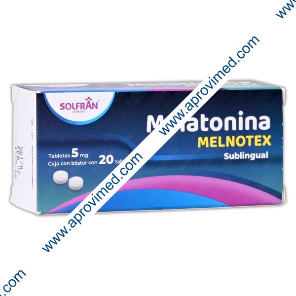 MELNOTEX c/ 20 TABS. Sublingual 5 MG.