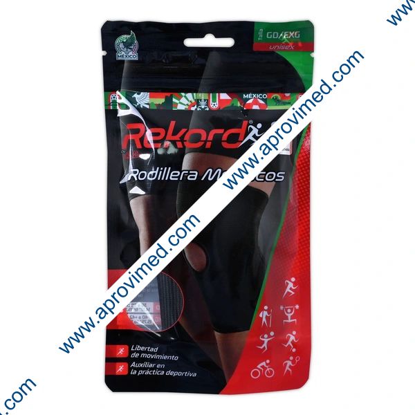 RODILLERA ELAST. DEPORTIVA MENISCOS "Rekord" UNISEX T: Gd/ExG. 40-42cm. c/1 Pza.