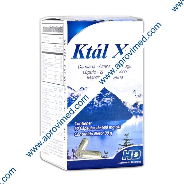KTÁL X-3 c/60 CAPS. 500 MG.