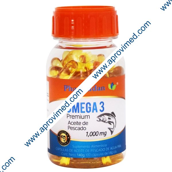 OMEGA 3 (Pharmadan) c/100 CAPS. 1.4 G.