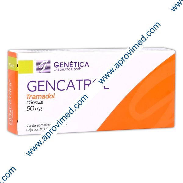 GENCATROL c/10 CAPS.  50 MG.
