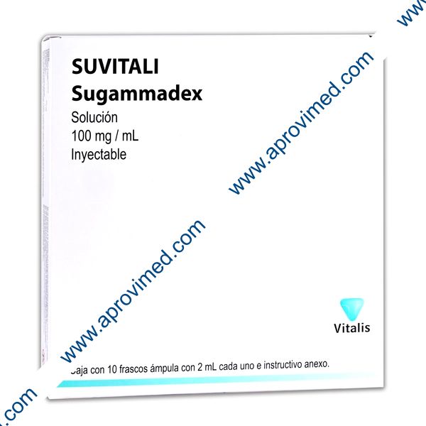 SUVITALI Sol. Iny. c/10 FCOS. AMP. 100 MG/1 ML.