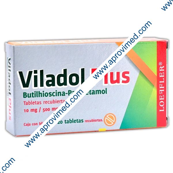 VILADOL-PLUS c/20 TABS. 10/500 MG.