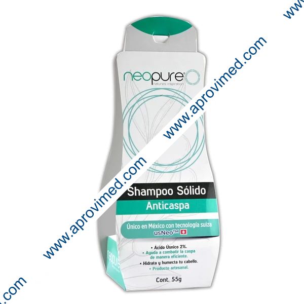 SHAMPOO SÓLIDO ANTICASPA (Neopure) 55 G.