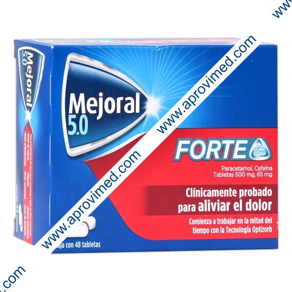 MEJORAL FORTE c/48 TABS. 500/65 MG.