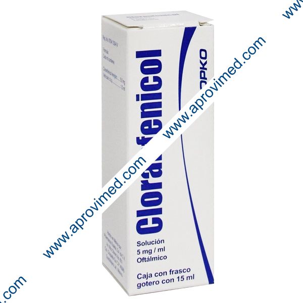 CLORANFENICOL (Opko) Sol. Oft. Fco. Gotero 15 ML. 5 MG/1 ML.