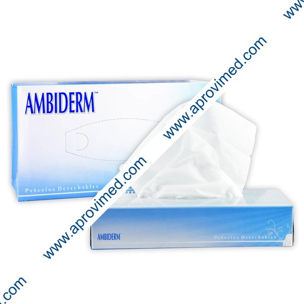PAÑUELOS DESECHABLES (Ambiderm) Caja c/ 90 Pzs.