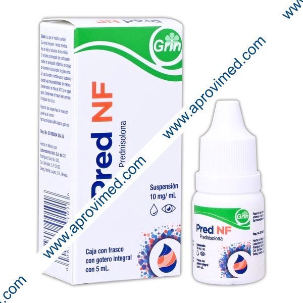 PRED-NF Sol. Oftálmica Fco. Gotero 5 ML. 10 MG/1 ML.