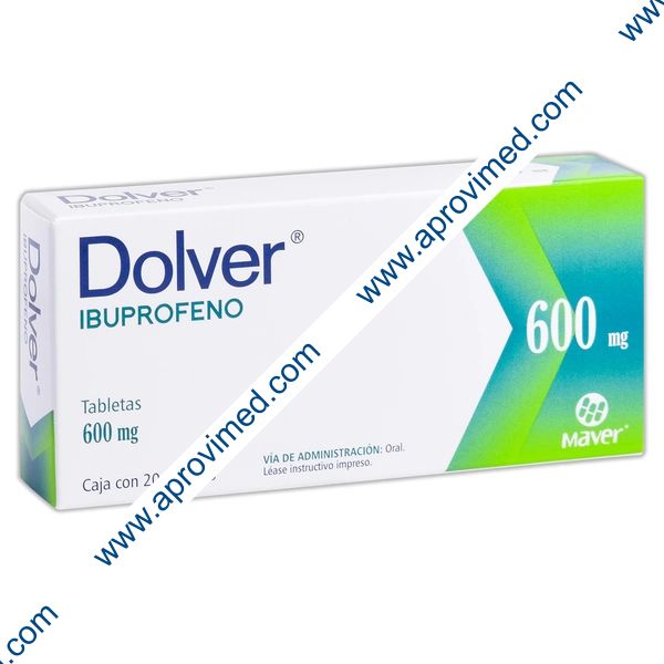 DOLVER c/20 TABS. 600 MG.