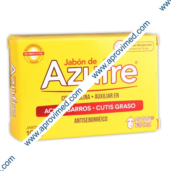 JABÓN de AZUFRE ANTISEBORRÉICO (Grisi) 100 G.