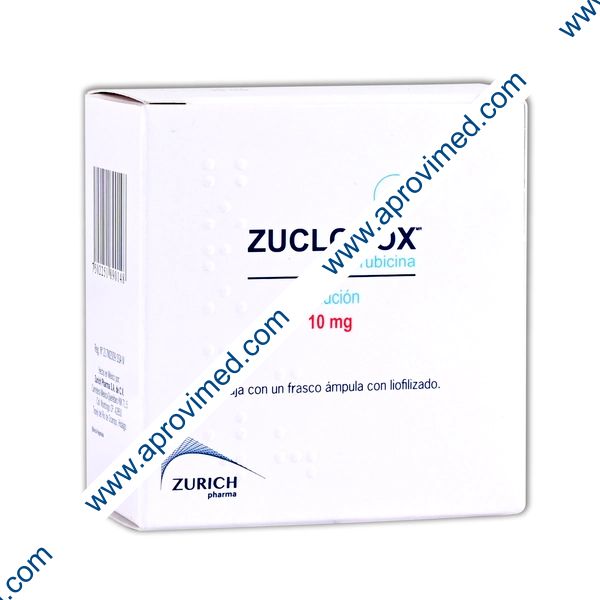 ZUCLODOX Sol. Iny. c/1 FCO. AMP. 10 MG.