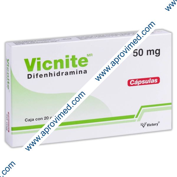 VICNITE c/ 20 CAPS. 50 MG.