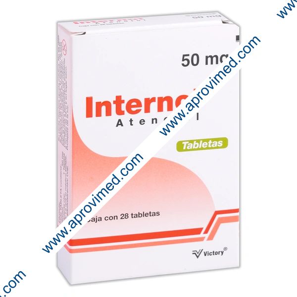 INTERNOL c/ 28 TABS.  50 MG.