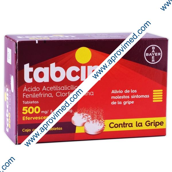 TABCIN 500 c/12 TABS. Efervescentes 500/8/2 MG.