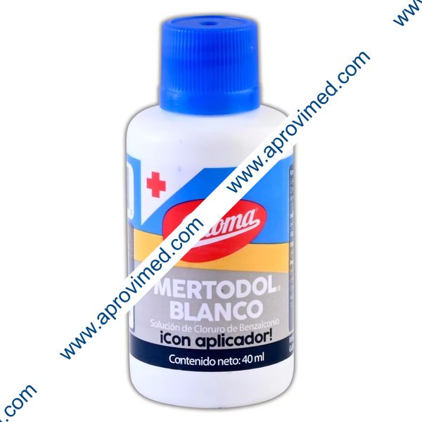 MERTODOL BLANCO SOL. c/Aplicador Fco.  40 ML.