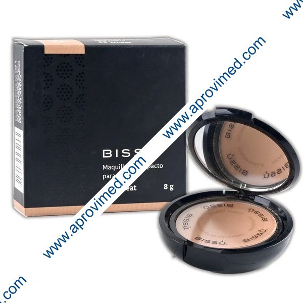 BISSÚ MAQUILLAJE COMPACTO p/ROSTRO Tono 08-Wheat c/1 Pza. 8 G.