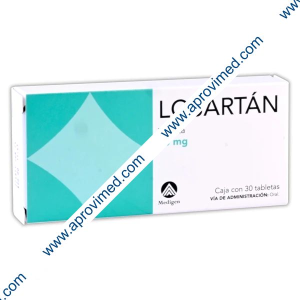 LOSARTÁN (Medigen) c/30 TABS. 50 MG.