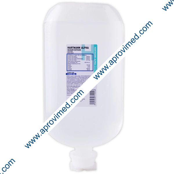 HARTMANN ALPHA Sol. Iny. Frasco 1000 ML.