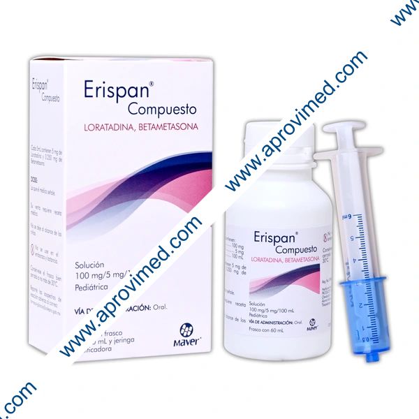 ERISPAN COMPUESTO SOL. PEDIÁTRICA Fco. 60 ML. 100-5 MG/100 ML.