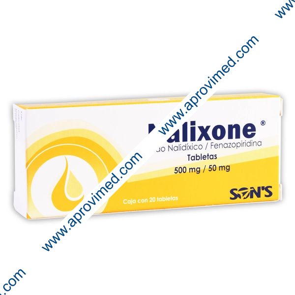 NALIXONE c/20 TABS. 500/50 MG.
