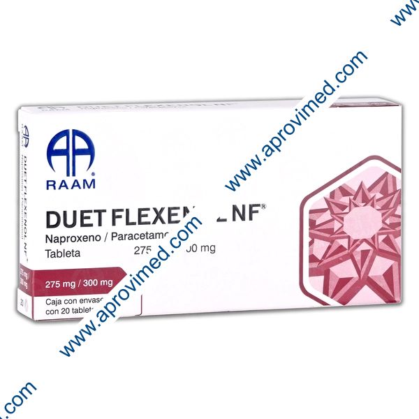 DUET FLEXENOL NF c/20 TABS. 275/300 MG.
