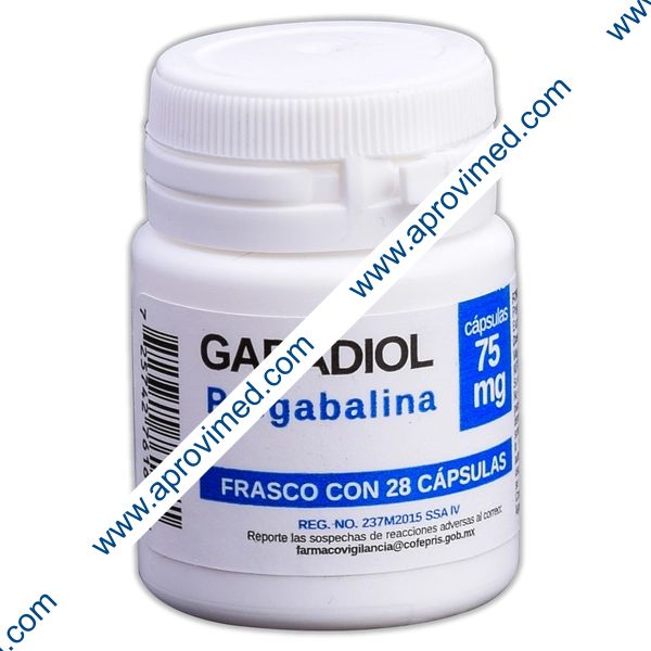 GABADIOL c/28 CAPS.  75 MG.