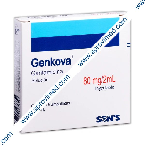 GENKOVA Sol. Iny. c/5 AMPTAS.  80 MG/2 ML.