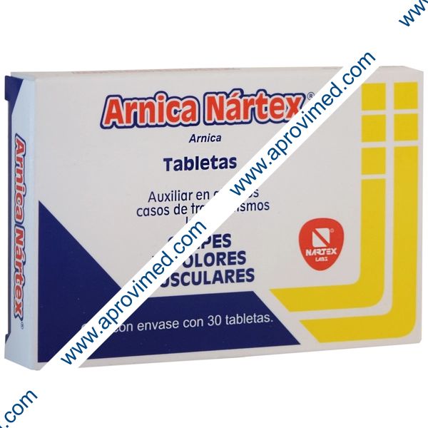 ARNICA NÁRTEX c/30 TABS. 6 C.