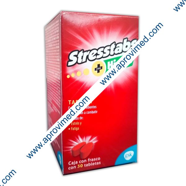 STRESSTABS+HIERRO c/30 TABLETAS.