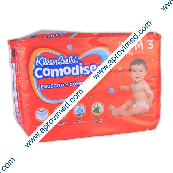 KLEENBEBÉ COMODISEC MEDIANO (Etapa 3 / 5-7.5 Kg.) c/30 Pzs.