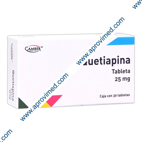 QUETIAPINA (Camber) c/30 TABS.  25 MG.