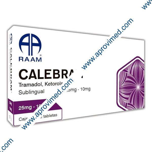 CALEBRAM c/10 TABS. Sublingual 25-10 MG.