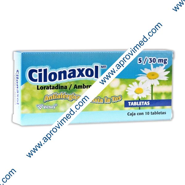 CILONAXOL c/10 TABS. 5/30 MG.