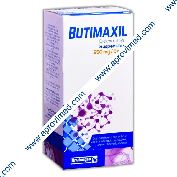 BUTIMAXIL SUSP. Fco. 60 ML. 250 MG/5 ML.