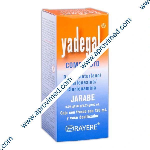 YADEGAL Compuesto JARABE Fco. 120 ML. 0.20-2.0-0.03 G/100 ML.