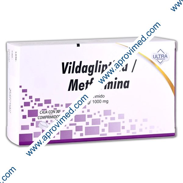 VILDAGLIPTINA/METFORMINA (Ultra) c/30 COMPS. 50/1000 MG.