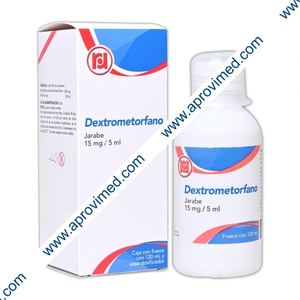 DEXTROMETORFANO (Randall) JARABE Fco. 120 ML. 15 MG/5 ML.