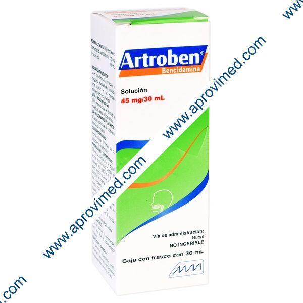 ARTROBEN SOL. BUCAL Fco. Atomizador c/30 ML. 45 MG/30 ML.