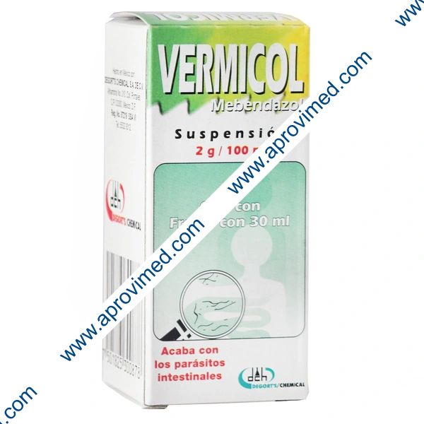 VERMICOL SUSP. Fco. 30 ML. 2 G/100 ML.