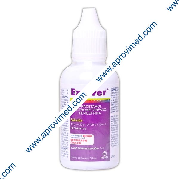 EXALVER (PDF) SOL. Pedtco. Fco. Gotero 30 ML. 10-0.25-0.125 G/100 ML.