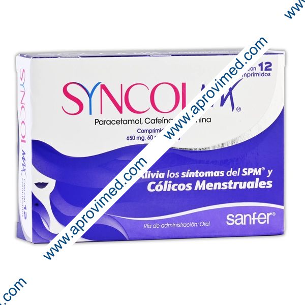SYNCOL MAX c/12 COMPS. 650/60/15 MG.