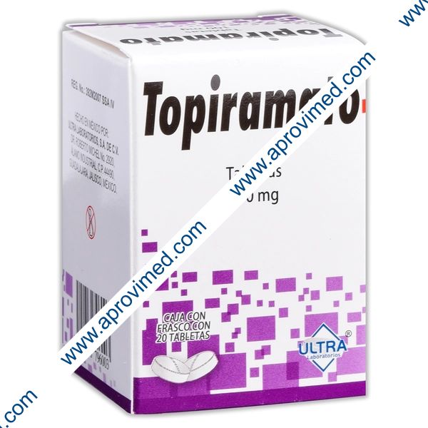 TOPIRAMATO (Ultra) c/20 TABS. 100 MG.