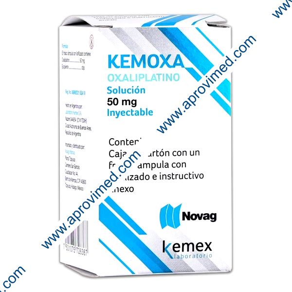 KEMOXA Sol. Iny. c/1 FCO. AMP. 50 MG.
